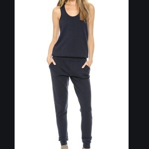 Joie Marveille Wool Jumpsuit Navy XS